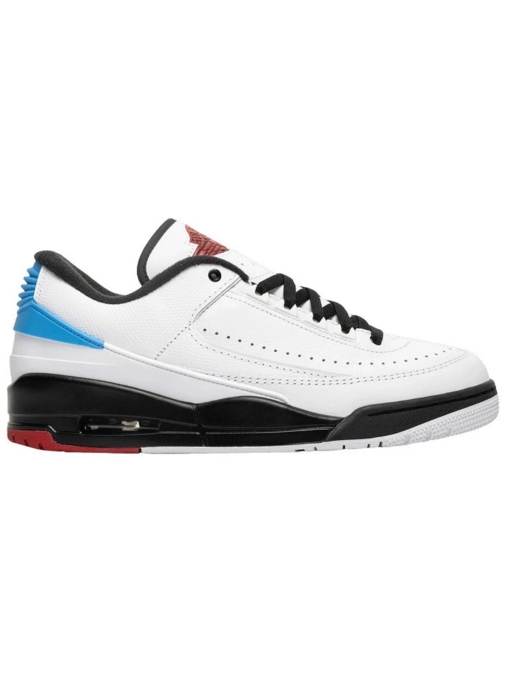 Jordan 2/3 UNC to Chicago White/Varsity Red/Black Mens size 7.5 brand new